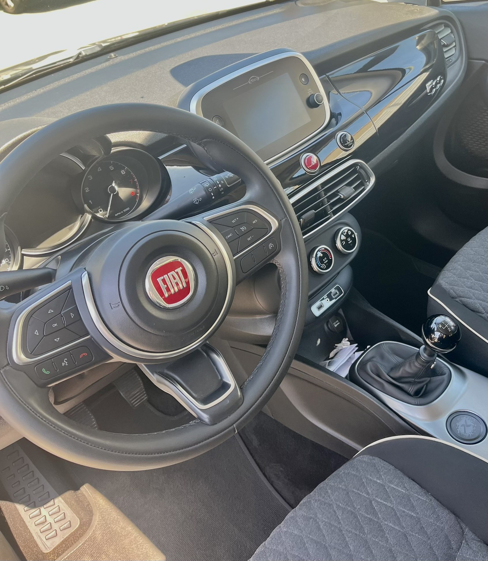 Habitacle nettoyé et brillant, Fiat 500X